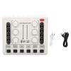 Live Sound Card Multiple Sound Effects Voice Changing Mini Sound Mixer Board for Live Streaming Home