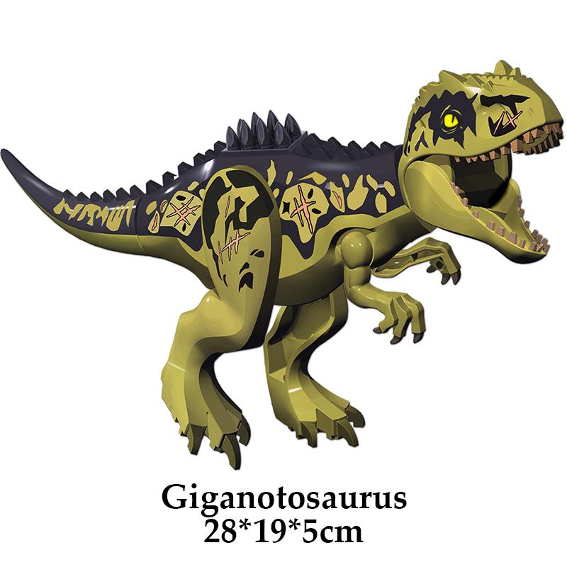 Мир Юрского периода Жестокий Раптор Тираннозавр Трицератопс Индоминус Рекс Модель Строительные блоки Дино Велоцираптор Фигурка Кирпичики Игрушки
