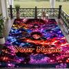 Custom Text Demon Slayer Pattern Floor Rug Soft Indoor Carpet Mat Living Room Bedroom