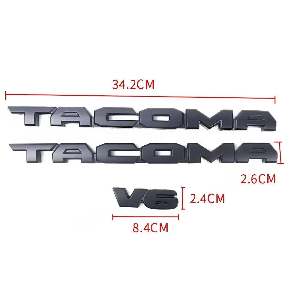 CNXU7 7pcs set For Tacoma V6 SR5 Trunk Car Door For Toyota Tailgate Decal Emblem Sticker Badge covered vehicle label 4X4 lim accessory