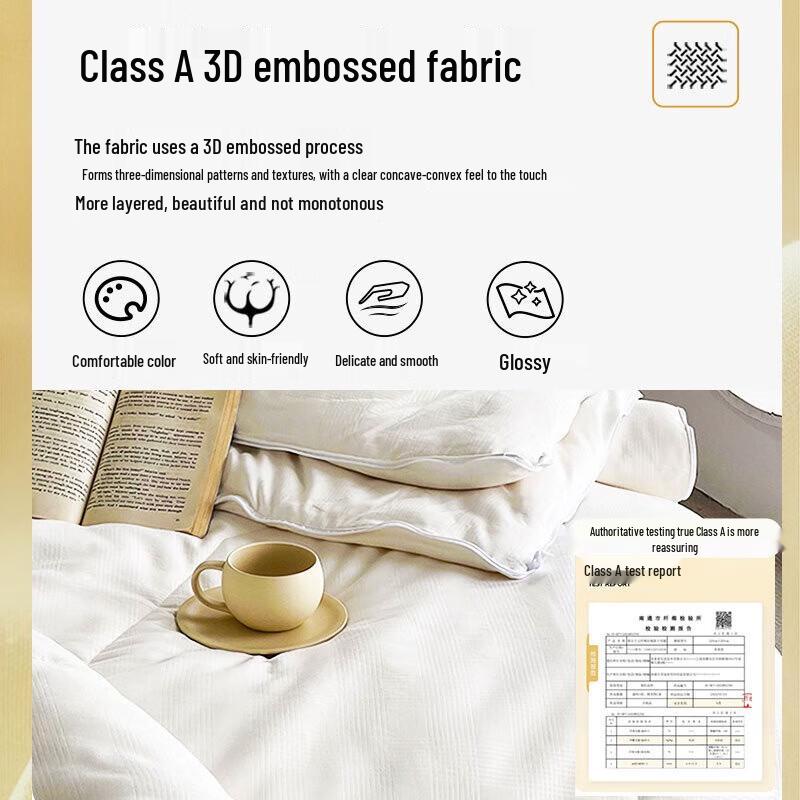 Dohia Class A 35% Soybean Fiber All-Season Zipper Duo Quilt