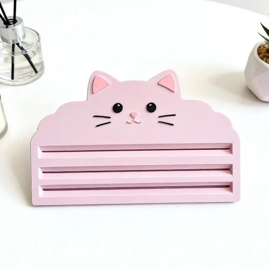 Выдавливатель для кошачьего корма 3 слота Скребок для палочек-лакомств для кошек Напечатанный на 3D-принтере Инструмент для кормления кошачьими снеками-полосками для пюре и жидких лакомств