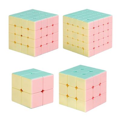 Новый цветной магический куб Shengshou Legend Macaron без наклеек Магический куб 5X5X5/4X4X4/3X3X3/2X2X2 Cubing Classroom Macaron Кубик скорости