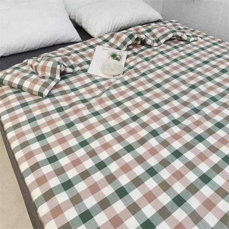 Простыни из стираного хлопка, мягкие простыни Four Seasons для постельного белья размера King Queen, чехлы для матрасов для гостиничных номеров