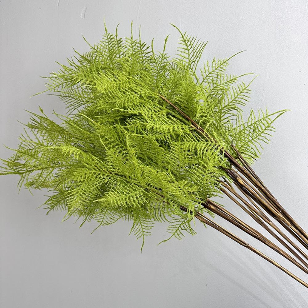 Realistic Artificial Fern Plant Branches Handmade Elegant Artificial Greenery Fern Grass Real Touch Fake Plants