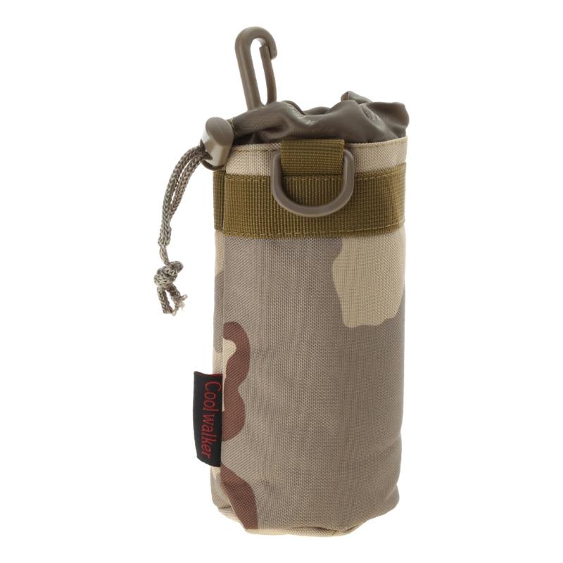 Сумка-подсумок Molle для бутылки с водой, регулируемая стропа, сумка на шнурке
