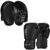 Kids Adult Boxing Gloves Set With Hand Targets Foot Target Martial Arts Training PU Leather 6oz To 12oz