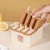 Popsicle and Ice Cream Mold, Food-grade with Lid, a Homemade Ice Cream Magic Tool for Making Popsicle and Ice Cube Boxe