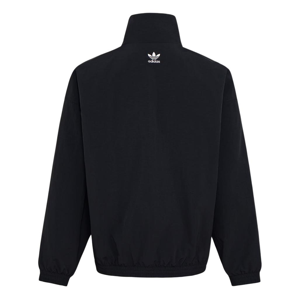 adidas Оригинальная тканая спортивная куртка-бомбер Originals с высоким воротником, полосками и молнией, детская куртка KW1181