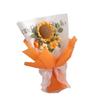 Korean Style Artificial Flower Arrangement Soft Yarn Crochet Sunflower Flowers  Wedding Party