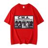 CWA The Worlds Most Dangerous Group Funny Cat Meme Graphic T Shirts Fashion Vintage Short Sleeve Tees Unisex streetwear