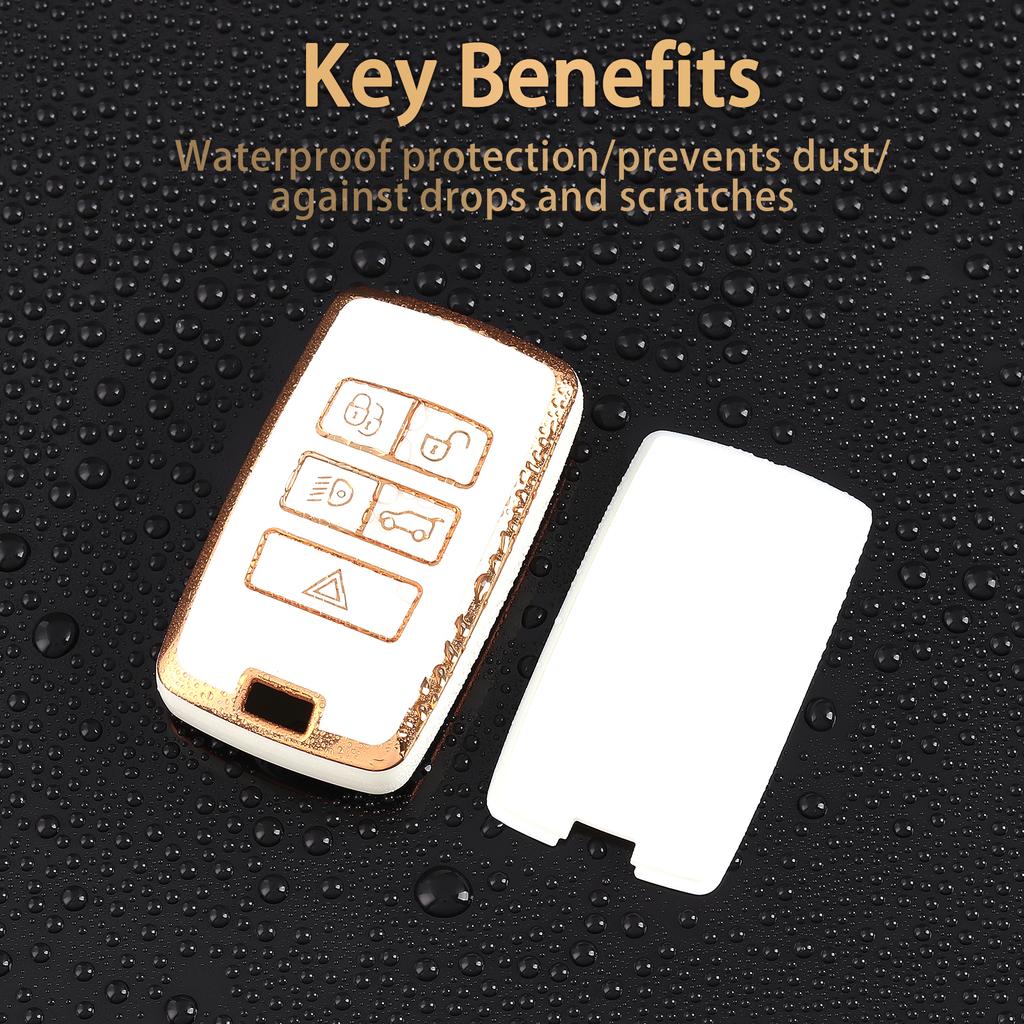 TPU Car Remote Key Case Cover For Land Rover Range Rover Sport Velar Evoque Freelander Discovery Jaguar XF XJ XJL XE  E-PACE