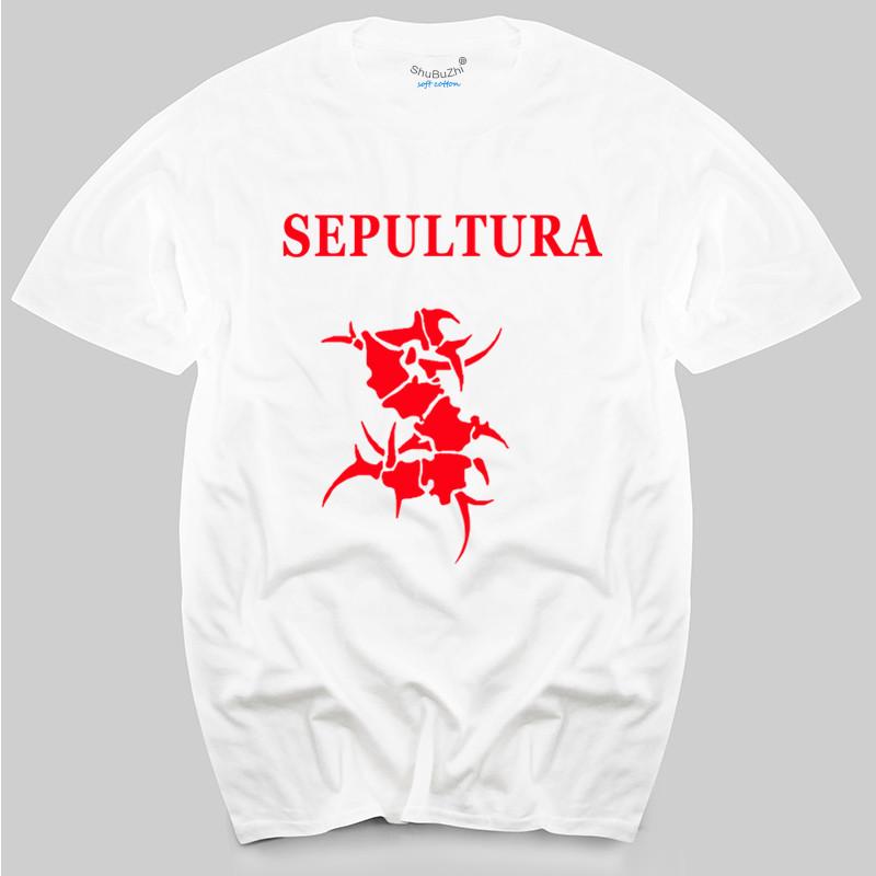 Мужская футболка с рисунком SEPULTURA 2 летний стиль новинка мужская верхняя одежда футболки брендовые футболки