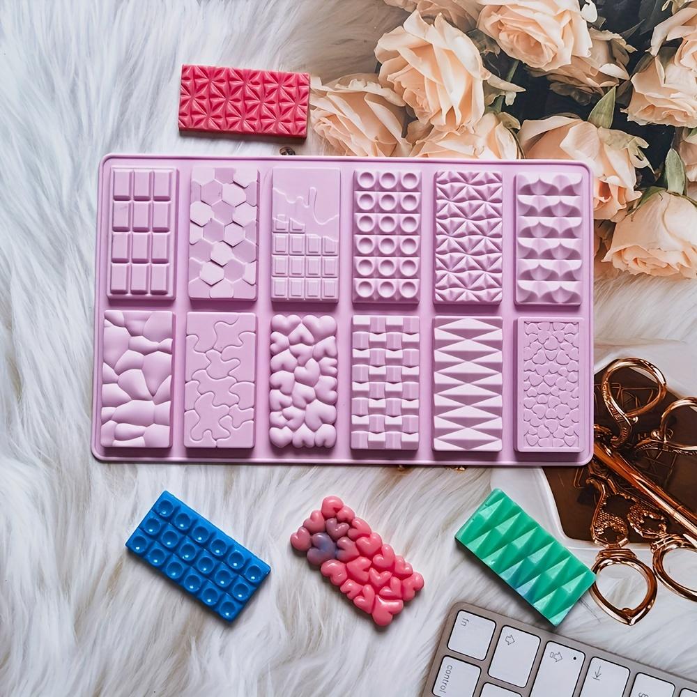 Силиконовая форма для шоколада на 12 гнезд - без BPA, 3D-дизайн для конфет, желе и украшения тортов своими руками