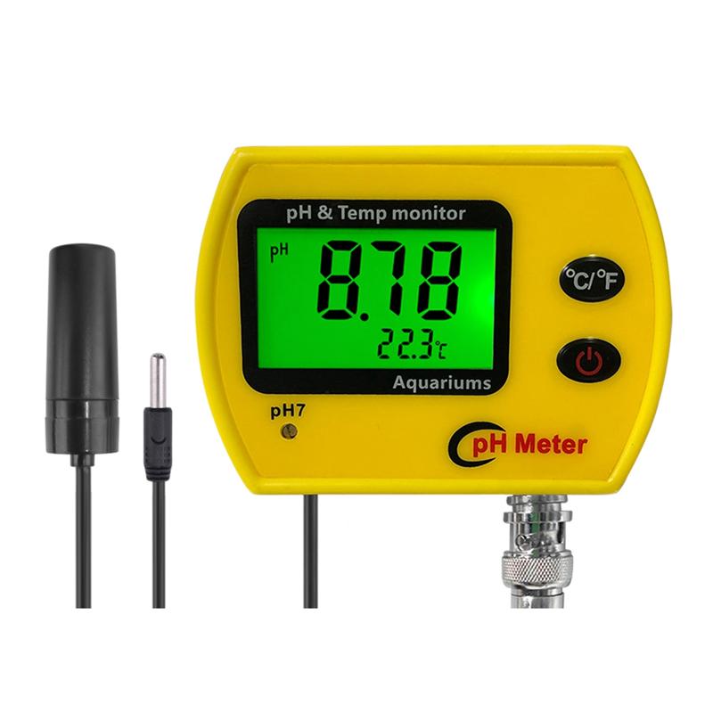 Promotion! PH Meter With Backlight Online PH-991 Aquarium PH Tester Temp Monitor Durable Acidimeter Tool For Tank Swim