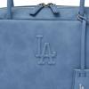 MLB LA DODGERS Сумка-тоут из искусственной кожи Женская Небесно-голубая Повседневная 3AORSD16N-07SBS