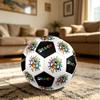 1PC Colorful Joyride Peace Message Soccer Ball Size 5 Football Machine Sewn Indoor/Outdoor Universal Football Gift W118