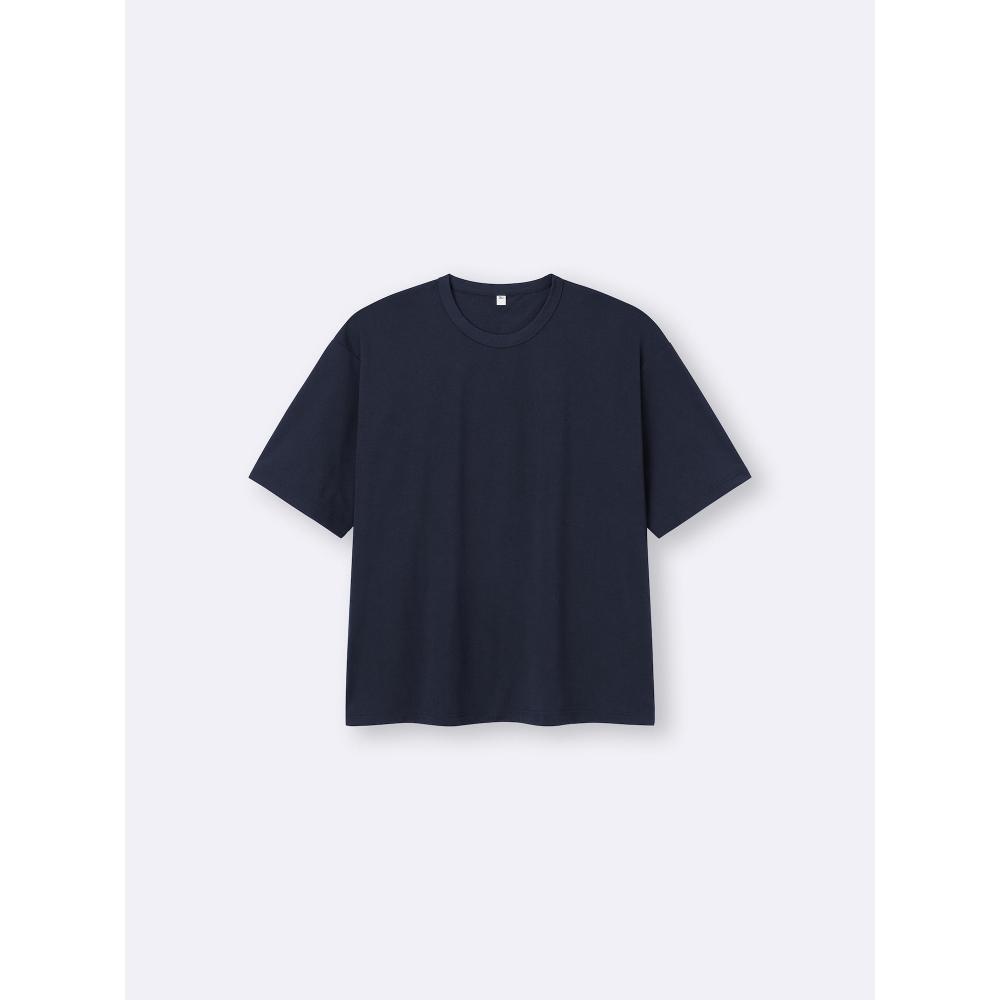 GU by Uniqlo Короткая футболка оверсайз из эластичной ткани