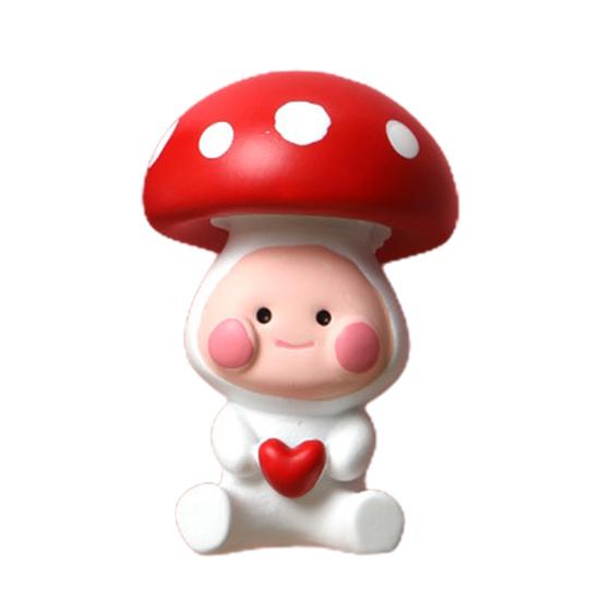 Красный гриб в форме магнита на холодильник наклейка фото стены 3D Смола магнитная съемная наклейка на холодильник Декор на холодильник