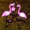 1/3Pcs Flamingo Solar Lamps Automatic Charging IP65 Waterproof Easy To Install Landscape Solar Lights Outdoor Garden Decorations