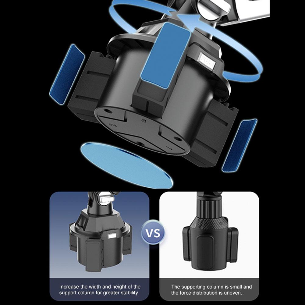 Long Joint Universal Car Mount For Mobile Phones And Tablets Adjustable 360° Stand Bracket Fit for 4-12.9Inch Phone