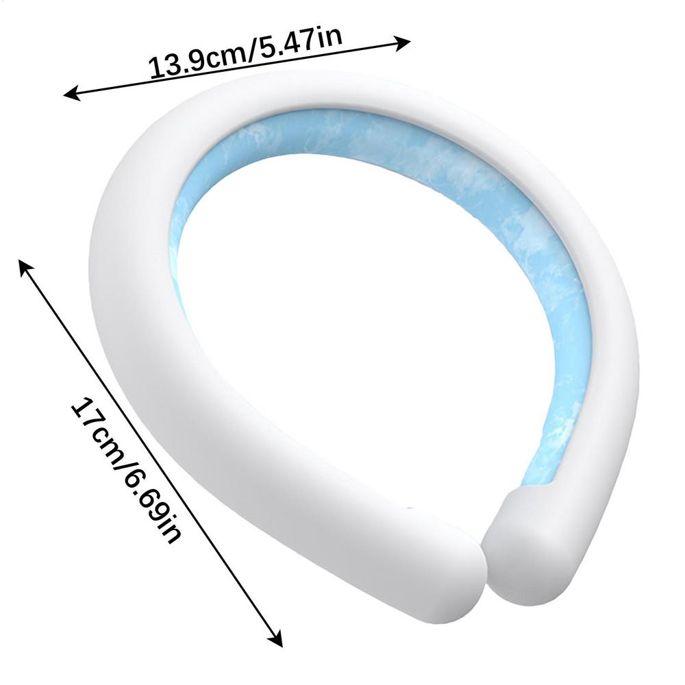 Reusable Neck Coolers Necks Cooling Rings For Extreme Heat Wearable Cooling Neck Wraps Neck Coolings Tube Hands-Free Neck Cooler