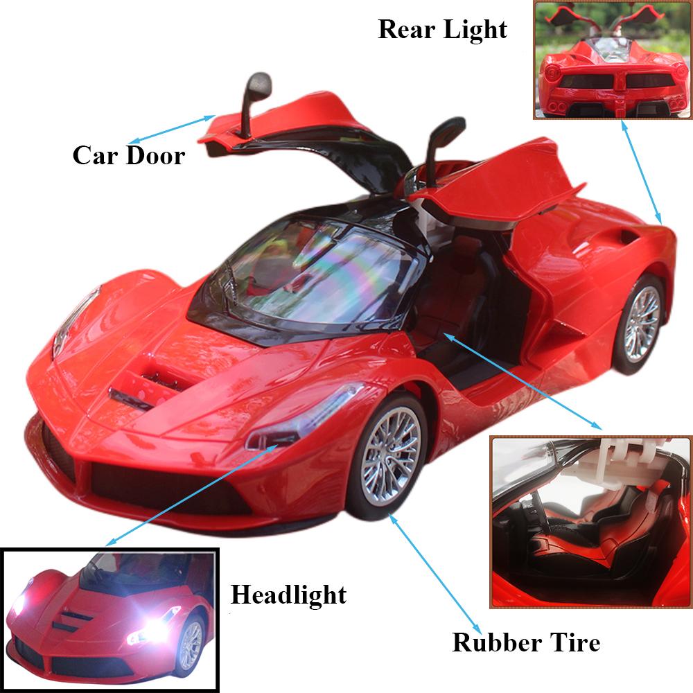 Новый 1:14 Ferrari Модель автомобиля с дистанционным управлением Датчик гравитации Детская игрушка Крутая подсветка Дверь открывается одной кнопкой Дрифт Гонки Подарок