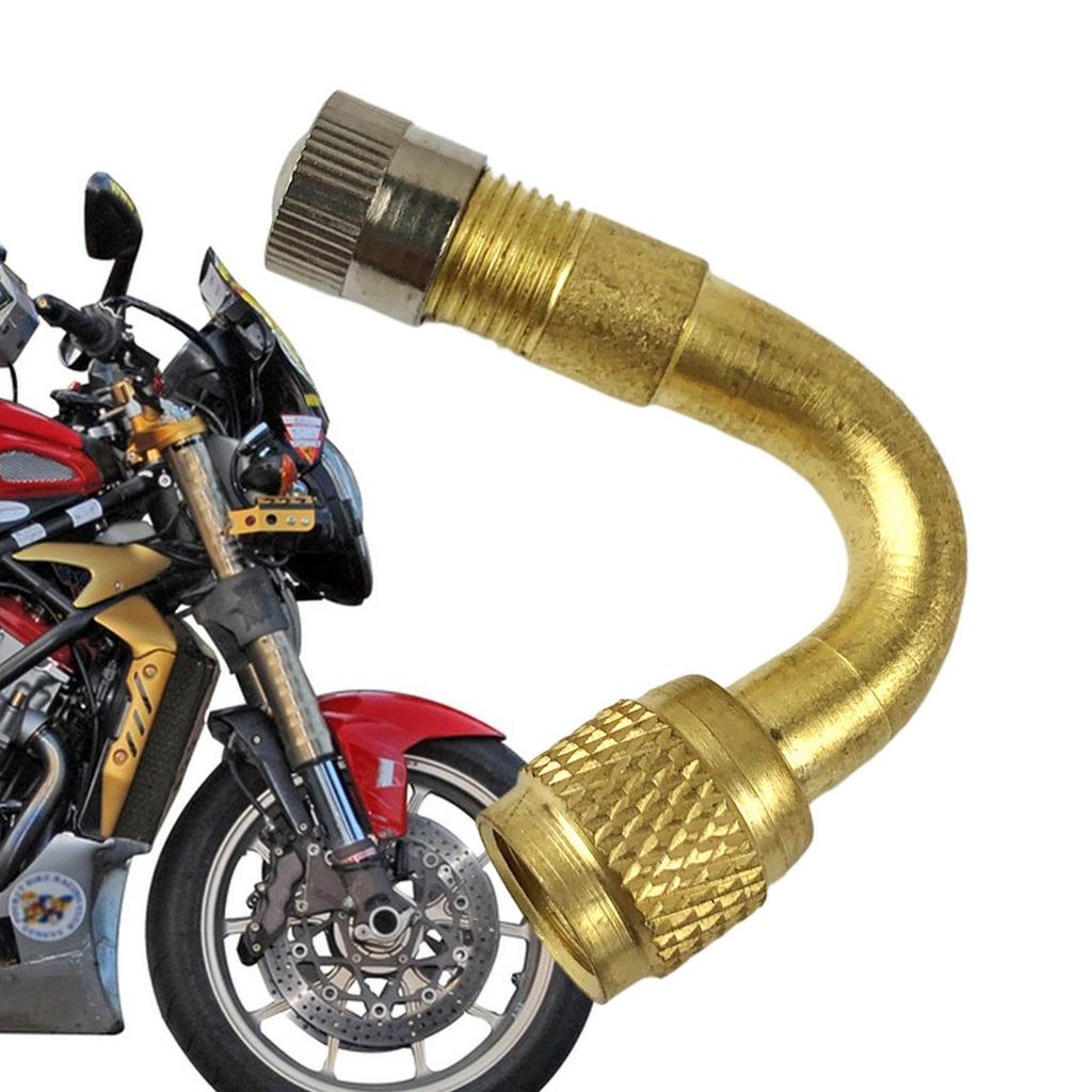 Car Wheel Valve Adapter, 90 Degree Bend Car Tire Valve Adapter Bike Tire Extension