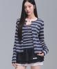 Кардиганный комплект Kelly Stripe от Zeroplanet [Темно-синий]