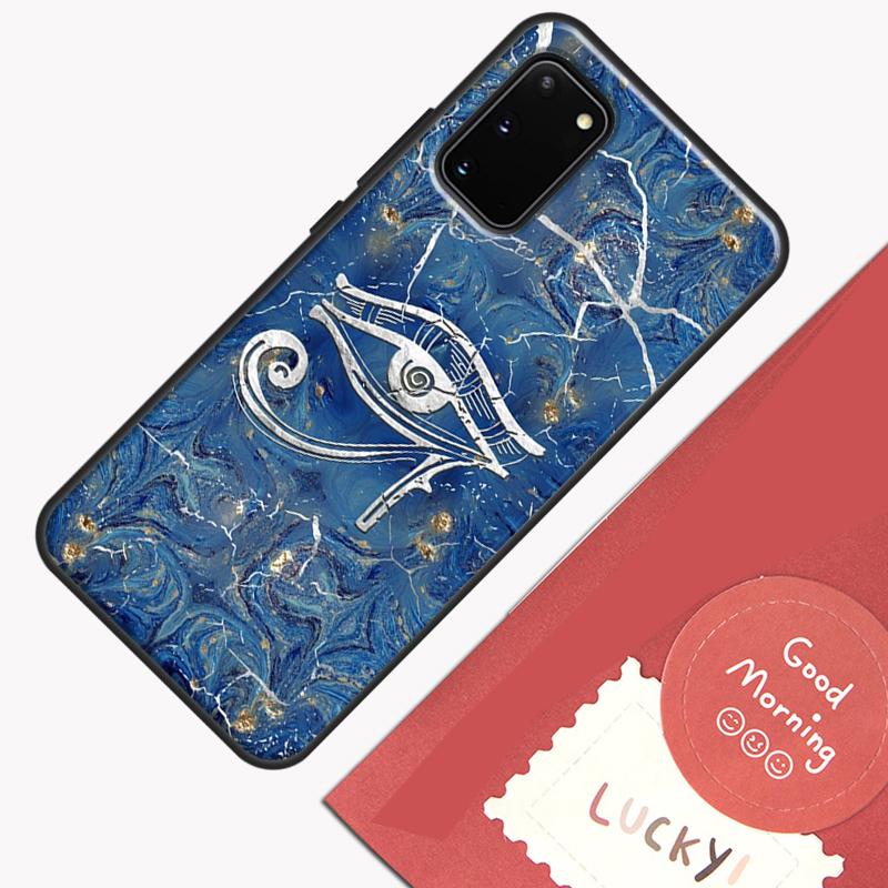 Egypt Pharaoh Mural Case For Samsung Galaxy S22 S21 S23 Ultra Note 20 S8 S9 S10 Note 10 Plus S20 FE Back Cover