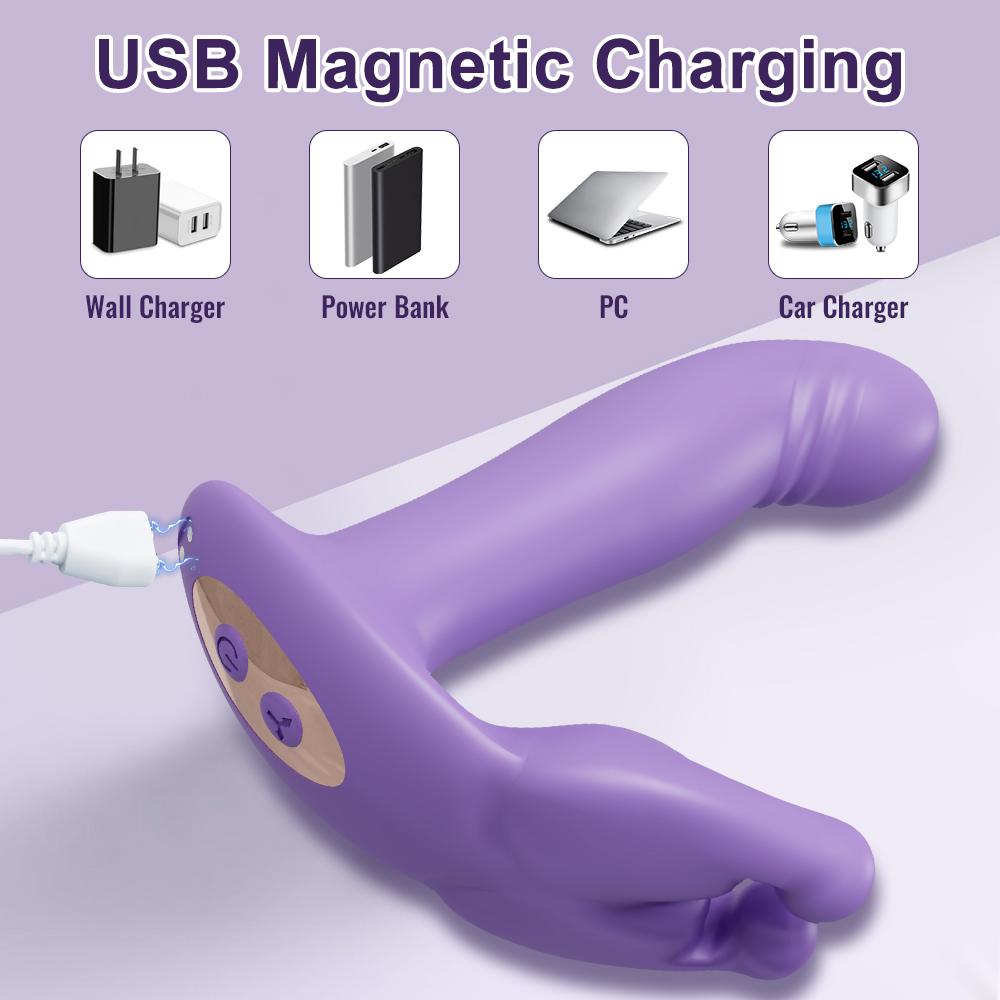 Беспроводной фаллоимитатор с дистанционным управлением, стимулятор клитора, носимый палец, вибратор, женские секс-игрушки, магазин для женщин, пар, взрослых