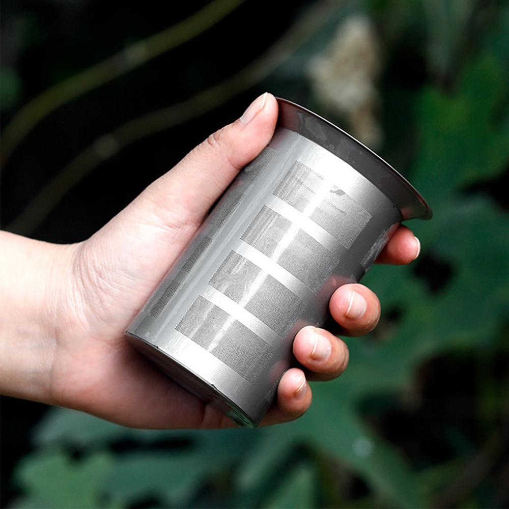 Корзина для заварки чая из титановой сетки для чашки чайника