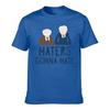 Unisexs Cotton Short Sleeve Tshirt Haters Gonna Hate Print Casual Crew Neck Tee For Daily Wear