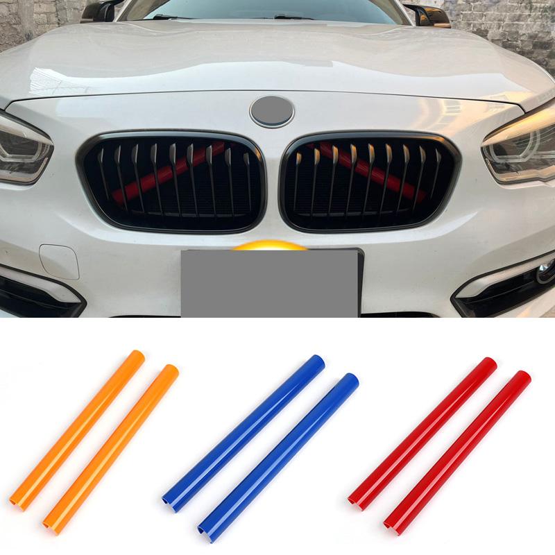 2Pcs Front Kidney Grille Cover Frame Trim For BMW X3 F25 X4 F26 2011-2017 Front Grille Trim Strips Auto accessories
