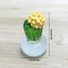 Имитация Кактус Украшение Автомобильное Украшение Прозрачное Горшечное Украшение Настольные Поделки Декорация Компьютер Домашнее Украшение