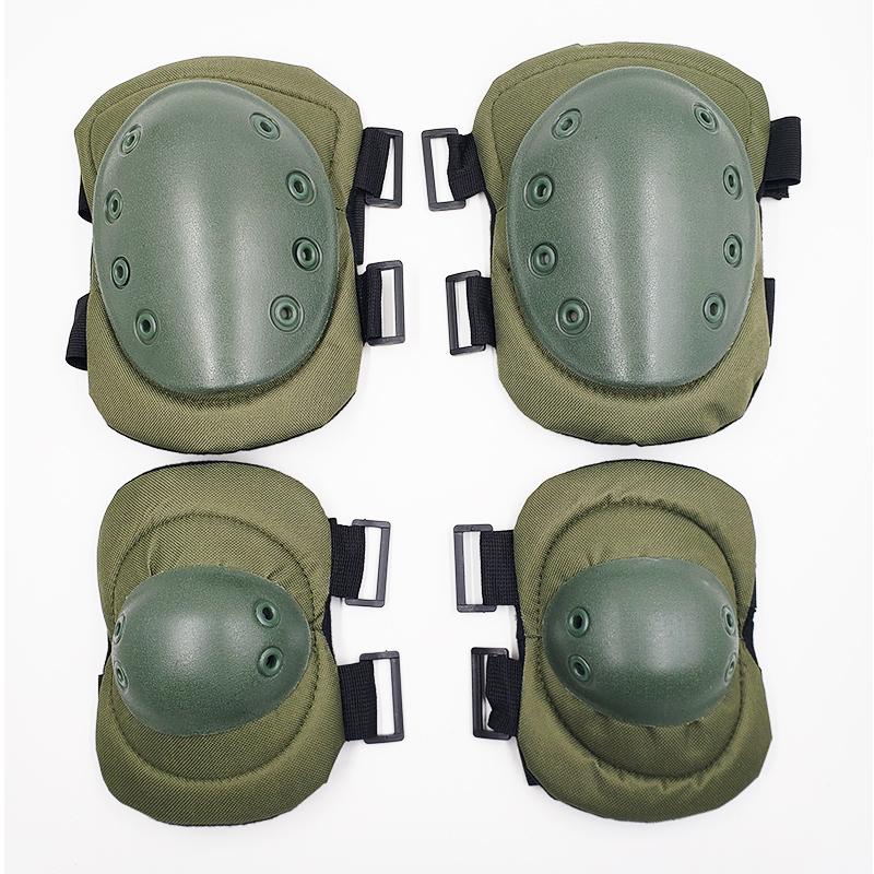 Adult Camo Tactical KneePad Elbow Pads CS Training Cycling Protector Army Airsoft Outdoor Sports Protective Kneepad Safety Gear