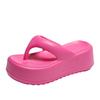Summer Women's Shoes 2024 High Quality Open Toe Solid Color Flip-Toe Women's Slippers Fashion Casual Women's Beach Slippers