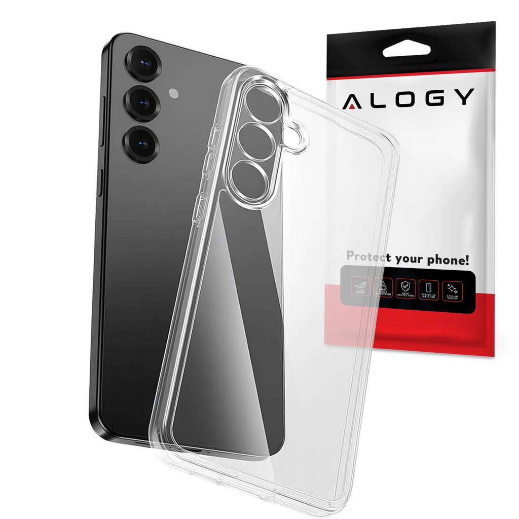 Etui Przezroczyste Do Samsung Galaxy S25, Podwyższone Krawędzie, Idealne Dopasowanie, Pc + Tpu, Alogy Hybridshield™ Case