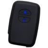 Силиконовый чехол IKT для смарт-ключа Toyota, 2 кнопки, черный/синий / Prius
