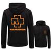 Fashion Printed Hooded Jacket Rammstein Zipper Cardigan Men's Hooded Loose Sweater