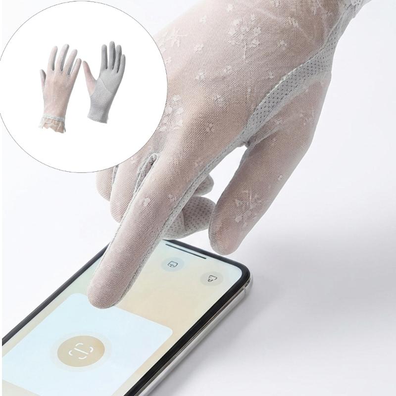 1pair Light weight Outdoor Gloves Touchscreens Functionality Antiskid Gloves for Driving and Cycling