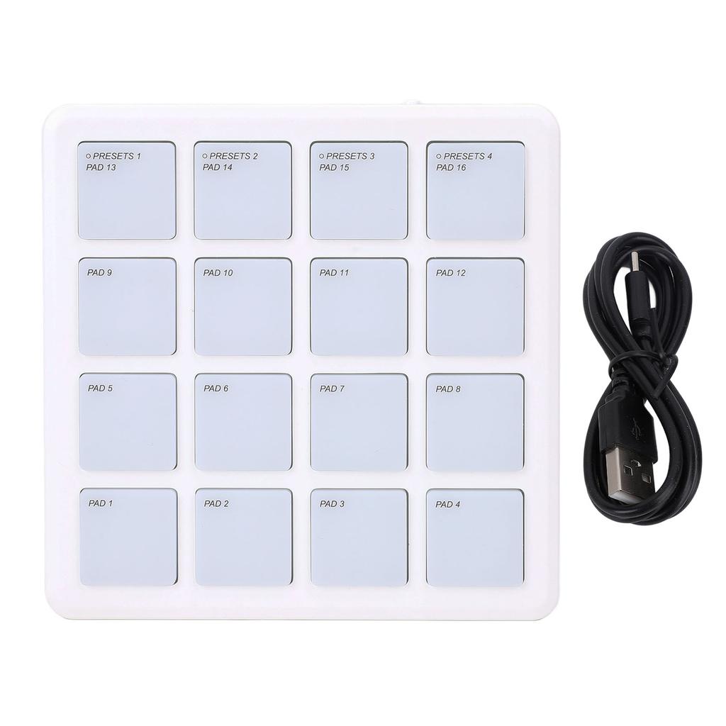 Беспроводной MIDI-контроллер с подсветкой RGB, портативный USB-контроллер C MIDI, ударная панель для аранжировщика