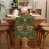 Flourishing Flowers Table Cover Pastoral Style Tablecloth Floral Table Runner  Home Decor