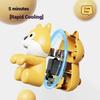 Cute Cartoon Design Portable Handheld Fan Dog Shape Design Hanging Cooling Tool  Travel Use