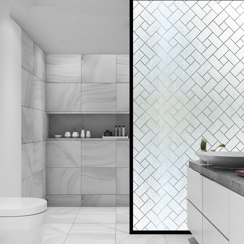 Матовая оконная пленка, декоративная стеклянная пленка, защитная от ультрафиолета, защитная пленка для окон, матовая неклеящаяся наклейка для домашнего офиса