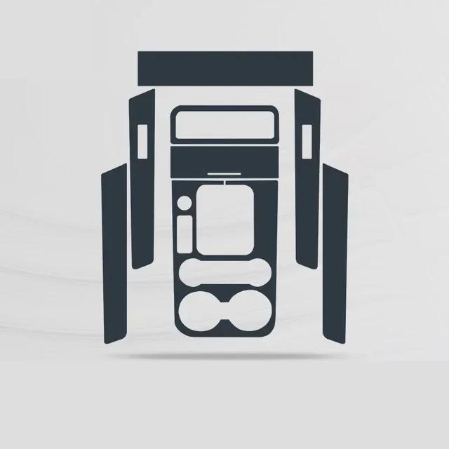 For Volkswagen VW Touareg 2011-2017 lsrtw 2017 transparent GPS navigation Car interior screen gear anti-scratch protective film