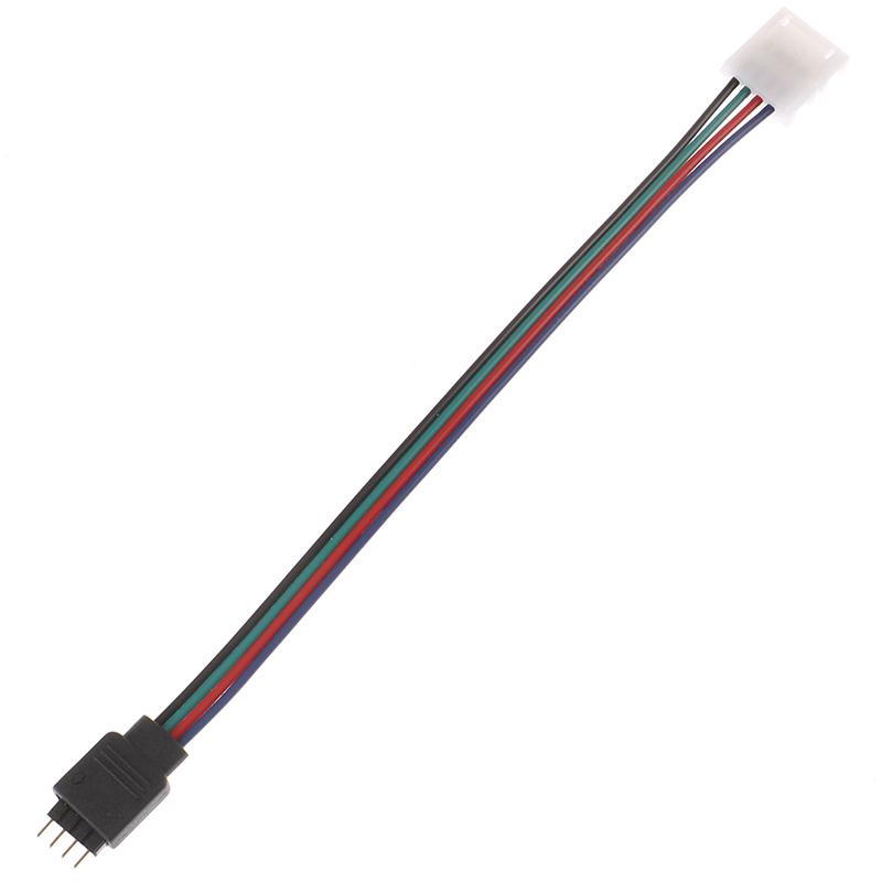 15Cm 5050 Rgb 4 Pin Led Strip Light Connectors Strip To Power Adaptor Connector