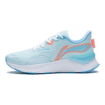 Li Ning Yue Ying 1.0 ультра легкие дышащие кроссовки с низким верхом женские кроссовки сине-белые ARHS028-4