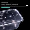 Одноразовые прямоугольные контейнеры JINGRX для приготовления еды с крышками