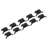 4L3Z-1510182-AA 10pcs Roof Garnish Moulding Clip Retainer Black Nylon Fit For Ford F-150 Lincoln Mark LT 2006 2007 2008